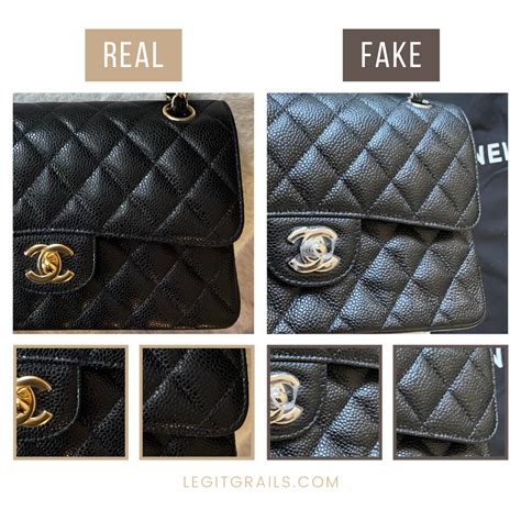 chanel chain fake|how to tell a genuine chanel bag.